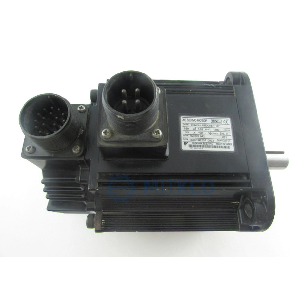 SGMGH-09DCA6F-OY Yaskawa Servo Motor 850W 400V