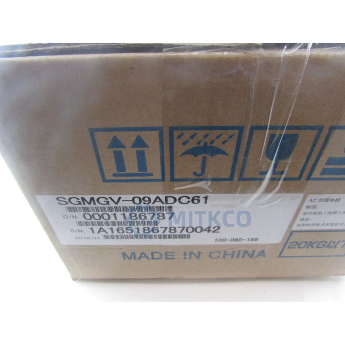 SGMGV-09ADC61 Yaskawa Servo Motor 850W 200V