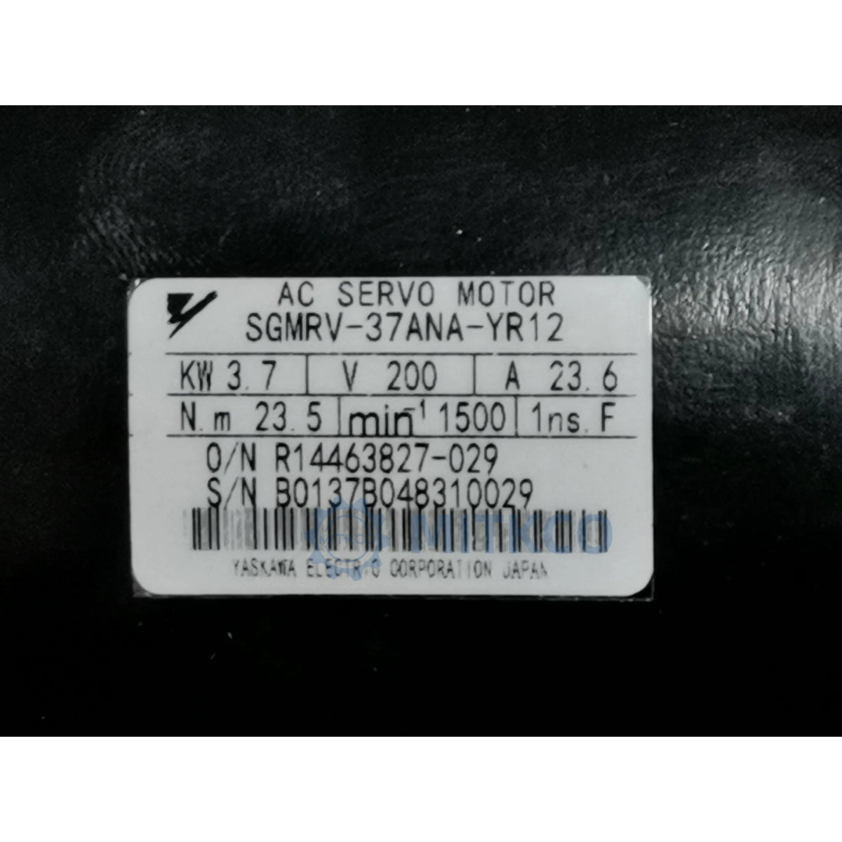 SGMRV-37ANA-YR12 Yaskawa Servo Motor 3.7kW 200V High Inertia
