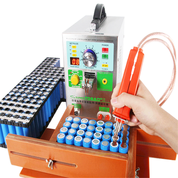 Household Sunkko 709AD+ spot welder with soldering iron spot welding machine for battery